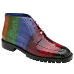 Belvedere Alvaro Genuine Ostrich Shoes Multicolor