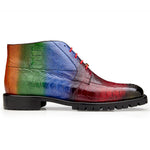 Belvedere Alvaro Genuine Ostrich Shoes Multicolor