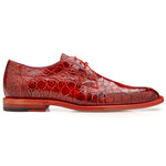 Belvedere Amato Alligator Dress Shoes Antique Red