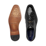 Belvedere Amato Alligator Dress Shoes Black