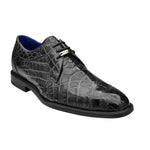 Belvedere Amato Alligator Dress Shoes Black