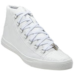 Belvedere Angelo Crocodile & Calf Sneakers White