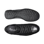 Belvedere Arena Ostrich & Calfskin Sneakers Black