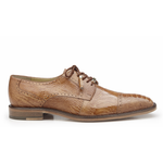 Belvedere Batta Ostrich Leg Cap Toe Shoes Brandy