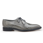 Belvedere Batta Ostrich Leg Cap Toe Shoes Gray