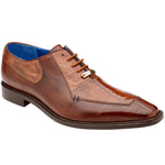 Belvedere Biagio Genuine Ostrich Leg / Calfskin Shoes Antique Peanut (B13)