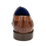 Belvedere Biagio Genuine Ostrich Leg / Calfskin Shoes Antique Peanut (B13)