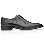 Belvedere Biagio Genuine Ostrich Leg / Calfskin Shoes Black