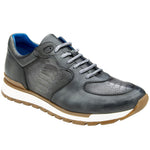 Belvedere Bobo Genuine Ostrich Leg / Calfskin Sneakers Antique Light Gray