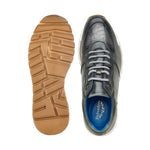 Belvedere Bobo Genuine Ostrich Leg / Calfskin Sneakers Antique Light Gray