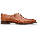 Belvedere Bolero Genuine Ostrich Shoes Antique Almond