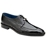Belvedere Bolero Genuine Ostrich Shoes Black (R43)