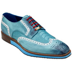 Belvedere Brady Ostrich / Calfskin Shoes Aqua