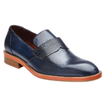Belvedere Calfskin & Alligator Wingtip Slip On Loafers