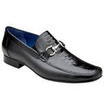 Belvedere Bruno Ostrich & Italian Calfskin Shoes Black (1026)