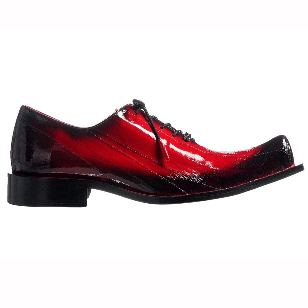 Belvedere Byron Eel Dress Shoes Antique Red