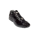 Belvedere Cello Caiman & Eel Sneakers Black