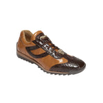 Belvedere Cello Caiman & Eel Sneakers Camel/Brown