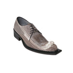 Belvedere Cobra Lace Up Shoes Natural