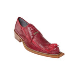 Belvedere Cobra Lace Up Shoes Red