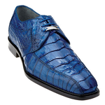 Belvedere Colombo Hornback Crocodile Shoes Ocean Blue