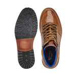 Belvedere Como Genuine Ostrich Leg / Italian Leather Hiker Boots Ant Brandy