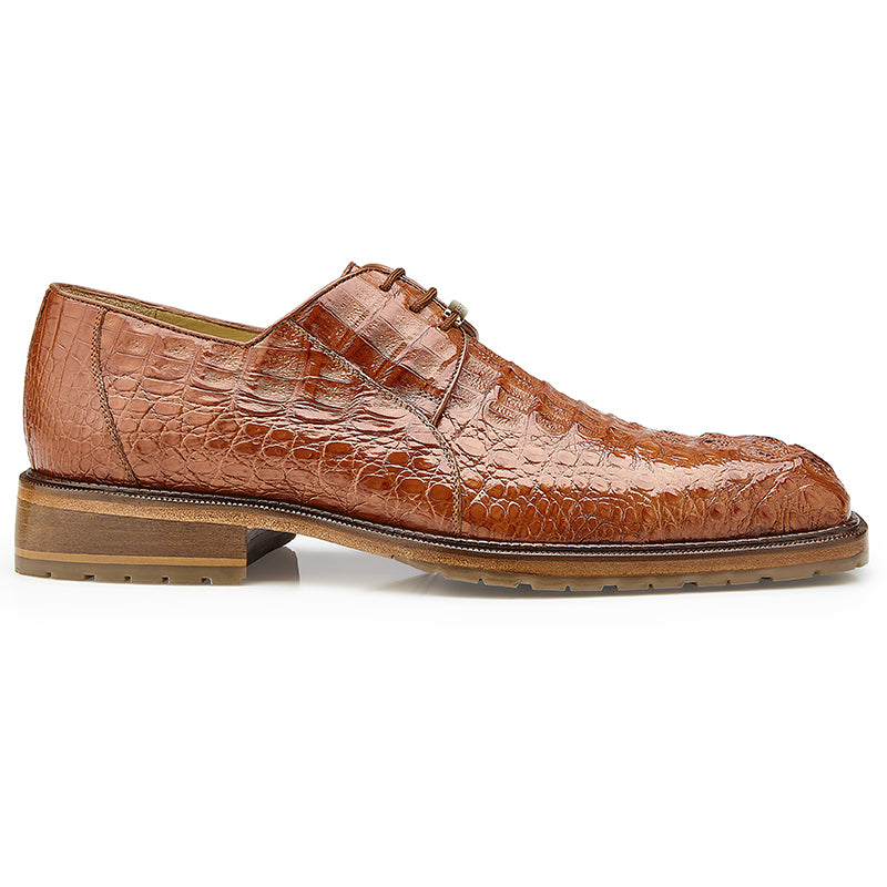 Belvedere Coppola Hornback Crocodile Shoes Honey