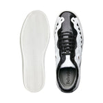 Belvedere Corona Crocodile & Lizard Sneakers Black / White