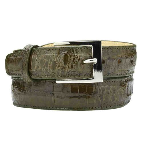 Belvedere Crocodile Belt Olive (1999)