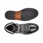 Belvedere Damian Alligator & Calfskin Boots Black