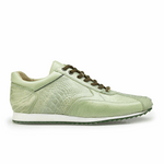 Belvedere Dayton Ostrich Leg Sneakers Pistachio