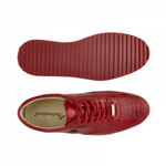 Belvedere Dayton Ostrich Leg Sneakers Red