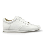 Belvedere Dayton Ostrich Leg Sneakers White