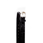 Belvedere Eel Belt Black