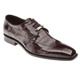 Belvedere Euro Eel Lace Up Shoes Brown