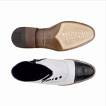Belvedere Filipo Ostrich Boots White / Black