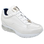 Belvedere Flash Ostrich / Calfskin Sneakers White