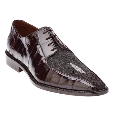Belvedere Forma Eel & Stingray Shoes Brown