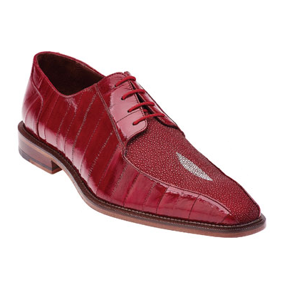 Belvedere Forma Eel & Stingray Shoes Red
