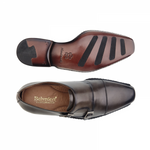 Belvedere Frankfurt Double Monk Strap Shoes Antique Gray