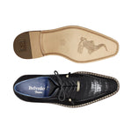 Belvedere Gabriele Caiman & Calf Oxfords Black