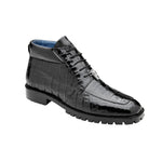 Belvedere Gallardo Caiman Crocodile Boots Black