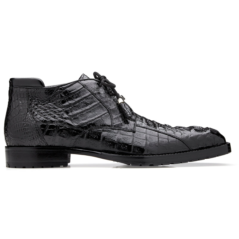 Belvedere Gaylord Hornback Ankle Boots Black