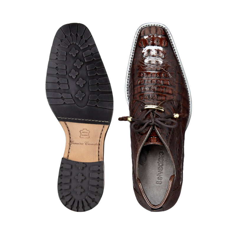 Belvedere Gaylord Hornback Ankle Boots Brown