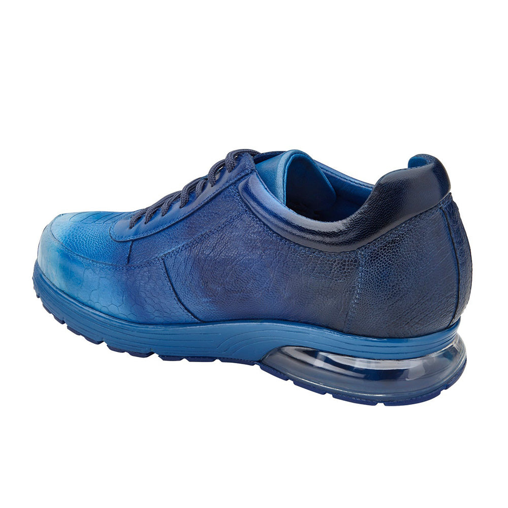 Belvedere George Genuine Ostrich Sneakers Multi Cobalt (E16)