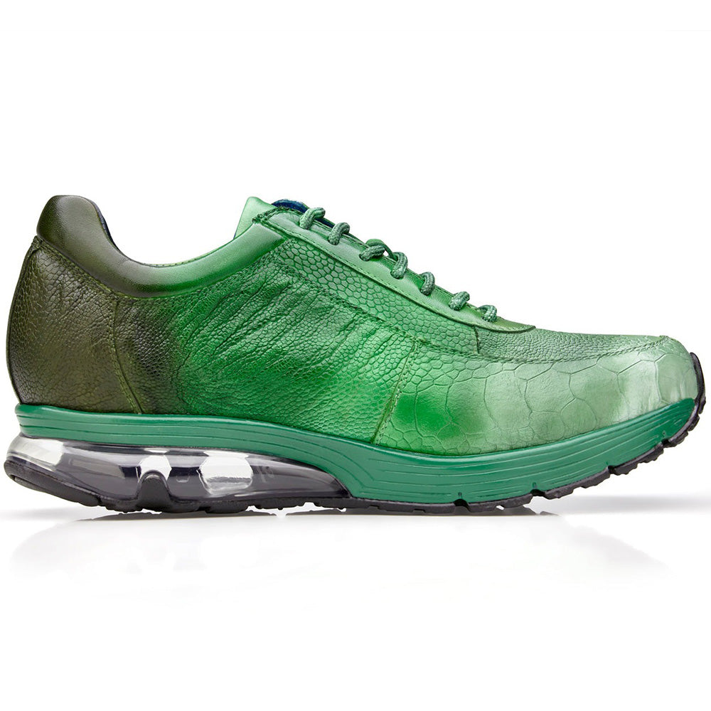 Belvedere Genuine Ostrich Sneakers Multi Pine