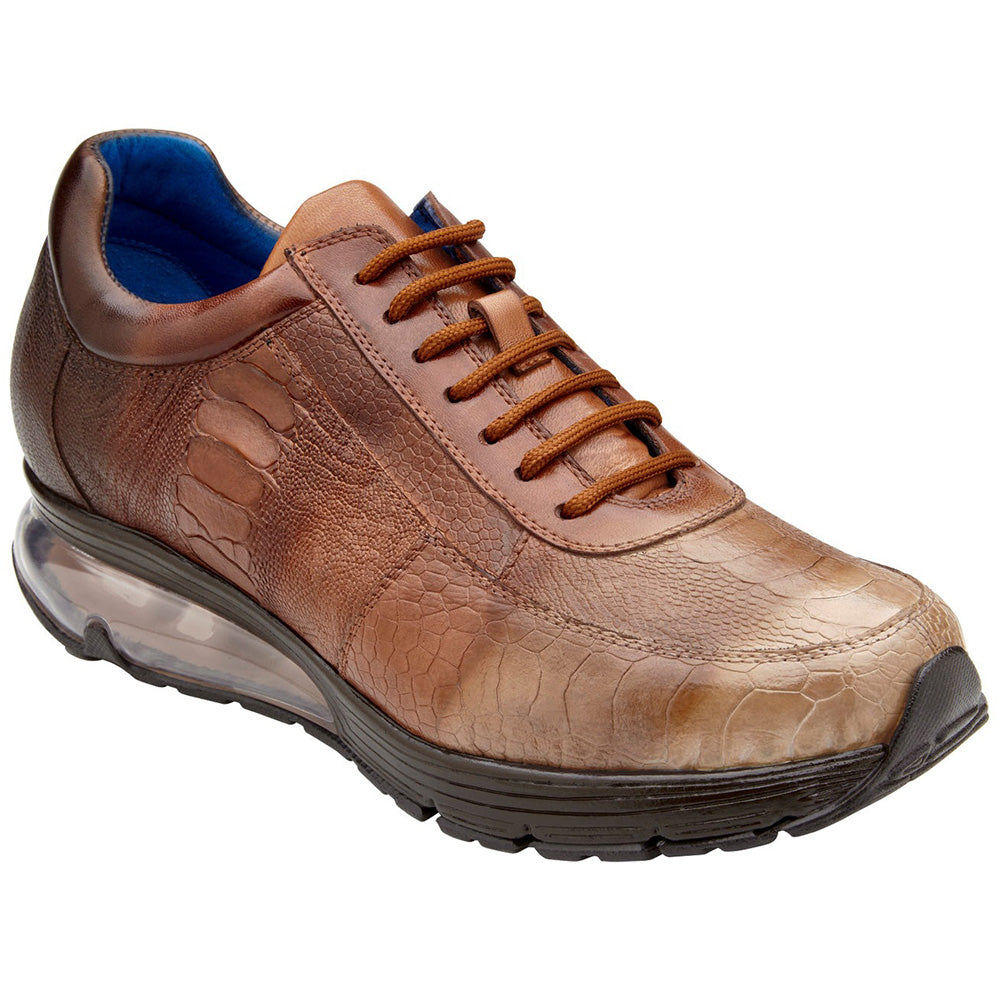Belvedere George Genuine Ostrich Sneakers Multi Rust (E16)