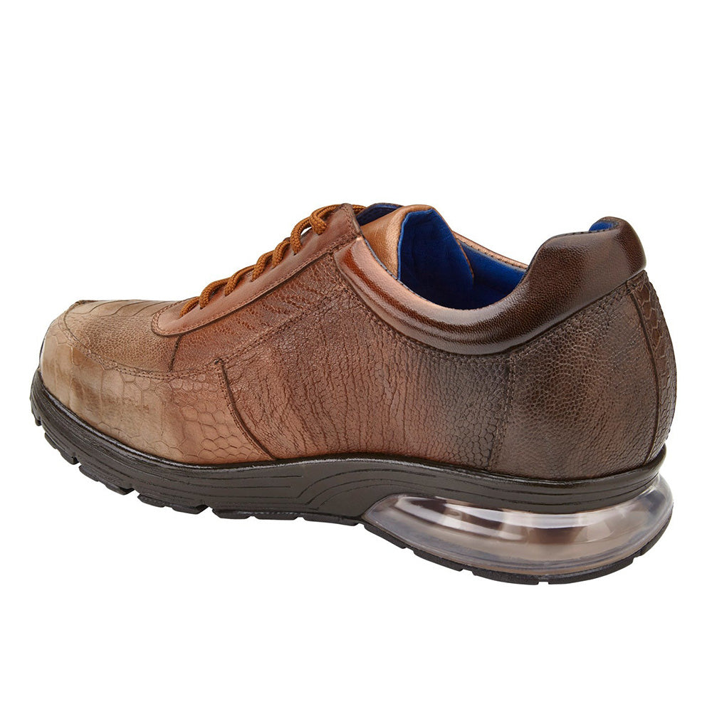 Belvedere George Genuine Ostrich Sneakers Multi Rust (E16)