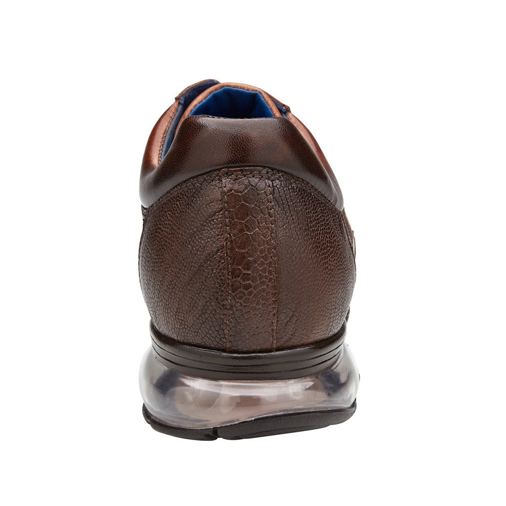 Belvedere George Genuine Ostrich Sneakers Multi Rust (E16)
