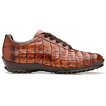Belvedere Germano Caiman Crocodile Shoes Antique Sport